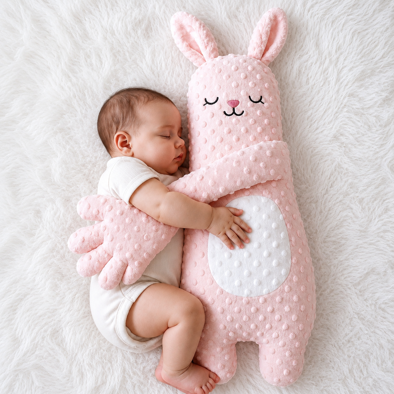 Baby Patting Plush Toy with Gentle Rhythmic Motion, Soft Cordless Comfort Companion