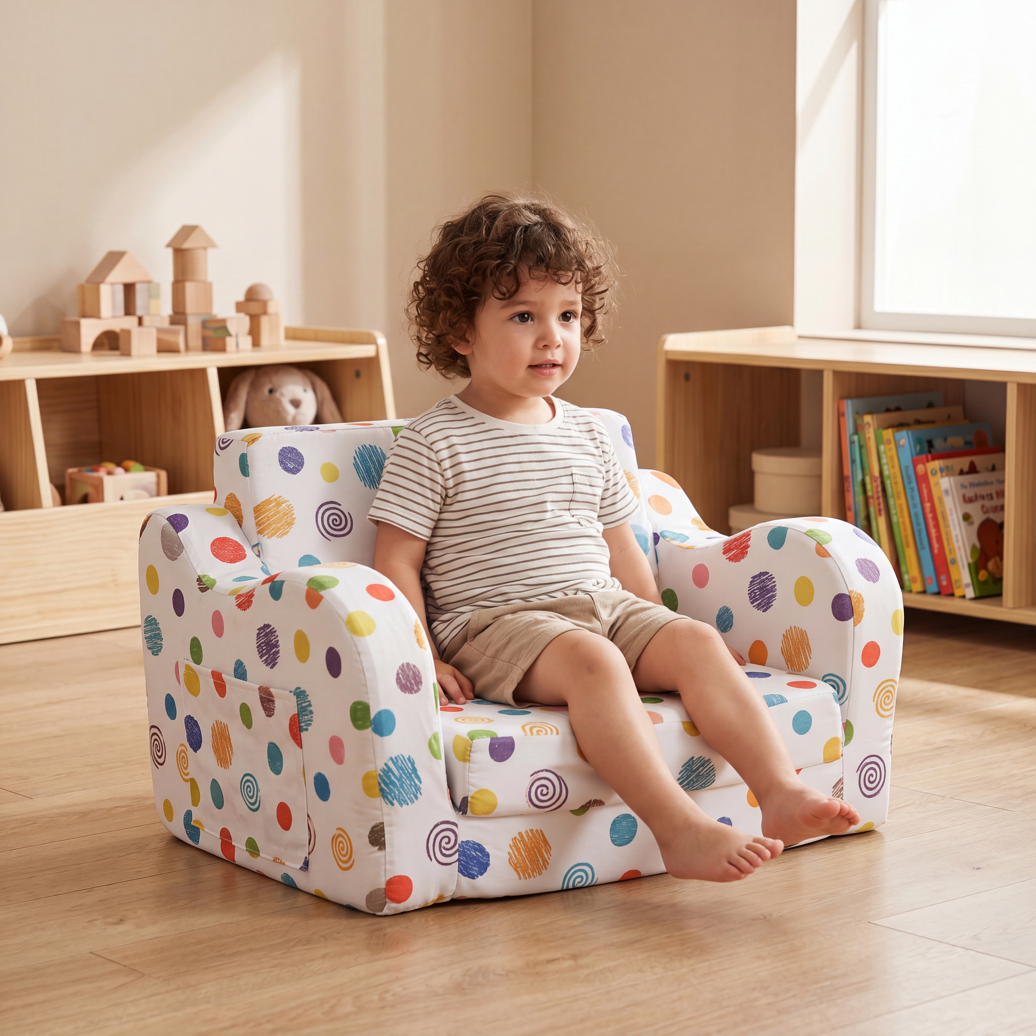 Cubsy Convertible Kids Flip-Out Sofa