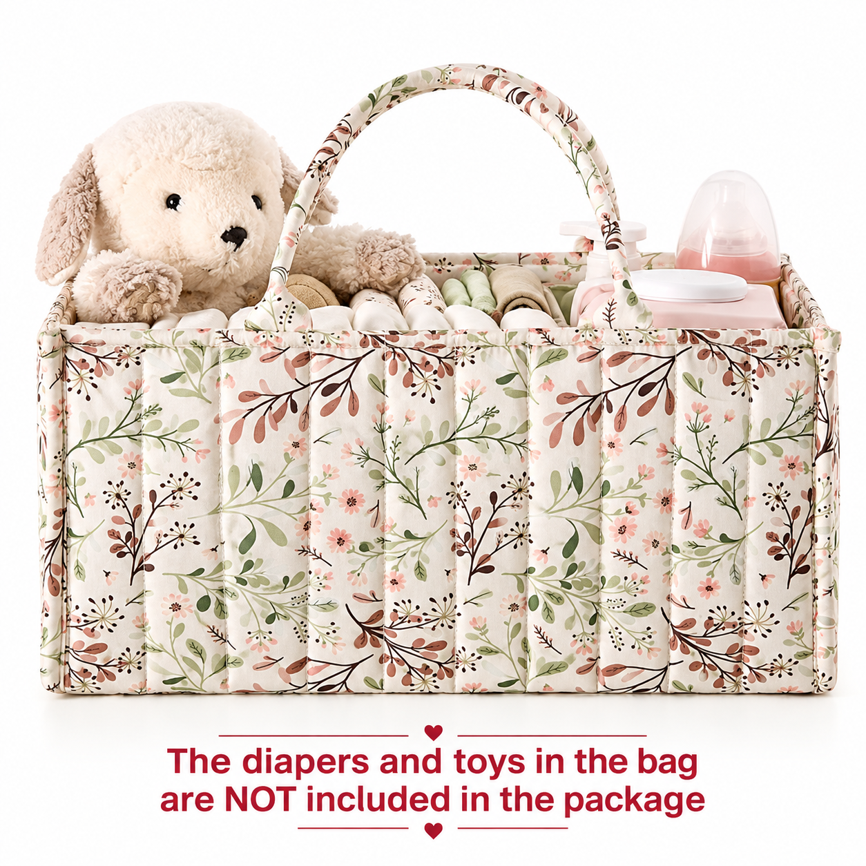 Diaper Caddy Organizer with Removable Divider
