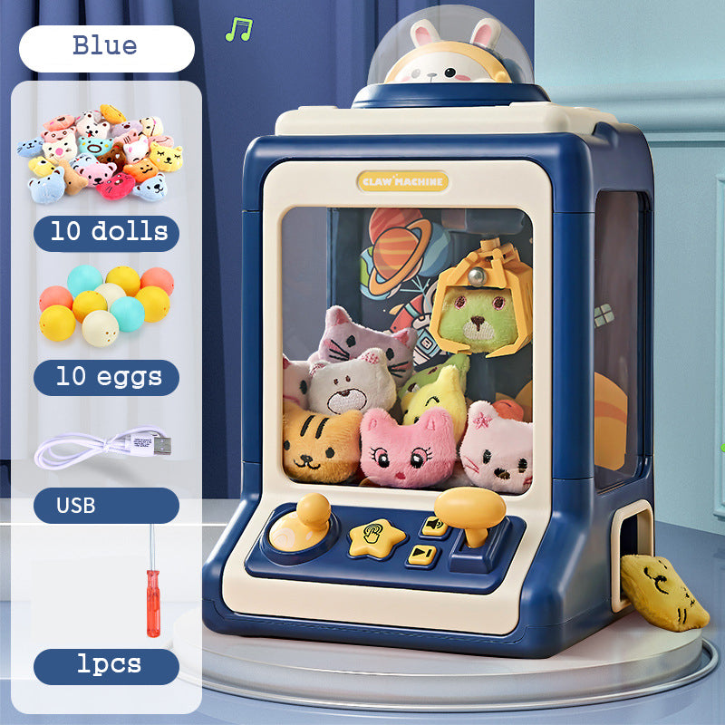 Mini Kids Claw Machine Arcade Game with Plush Toys