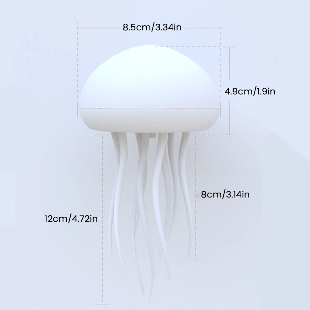 LED Jellyfish Lamp with RGB Color Changing and Voice Activation
