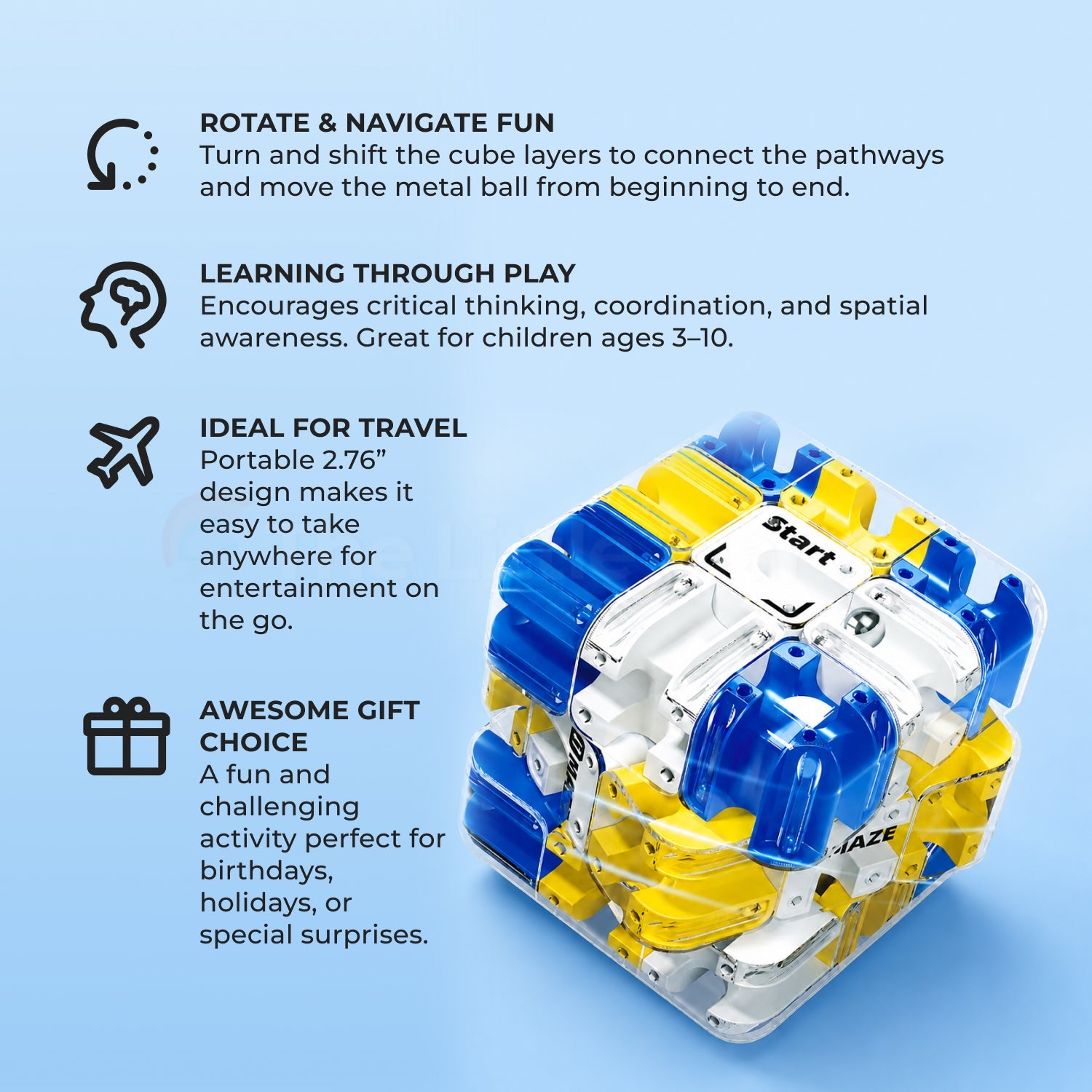 Mazix 3D Maze Puzzle Cube