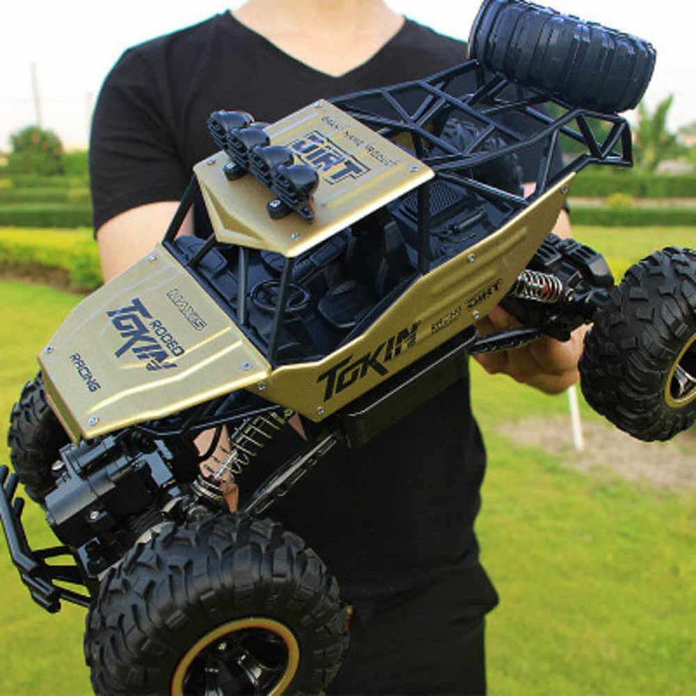 4WD RC Monster Truck for Kids – Remote Control Off-Road Rock Crawler