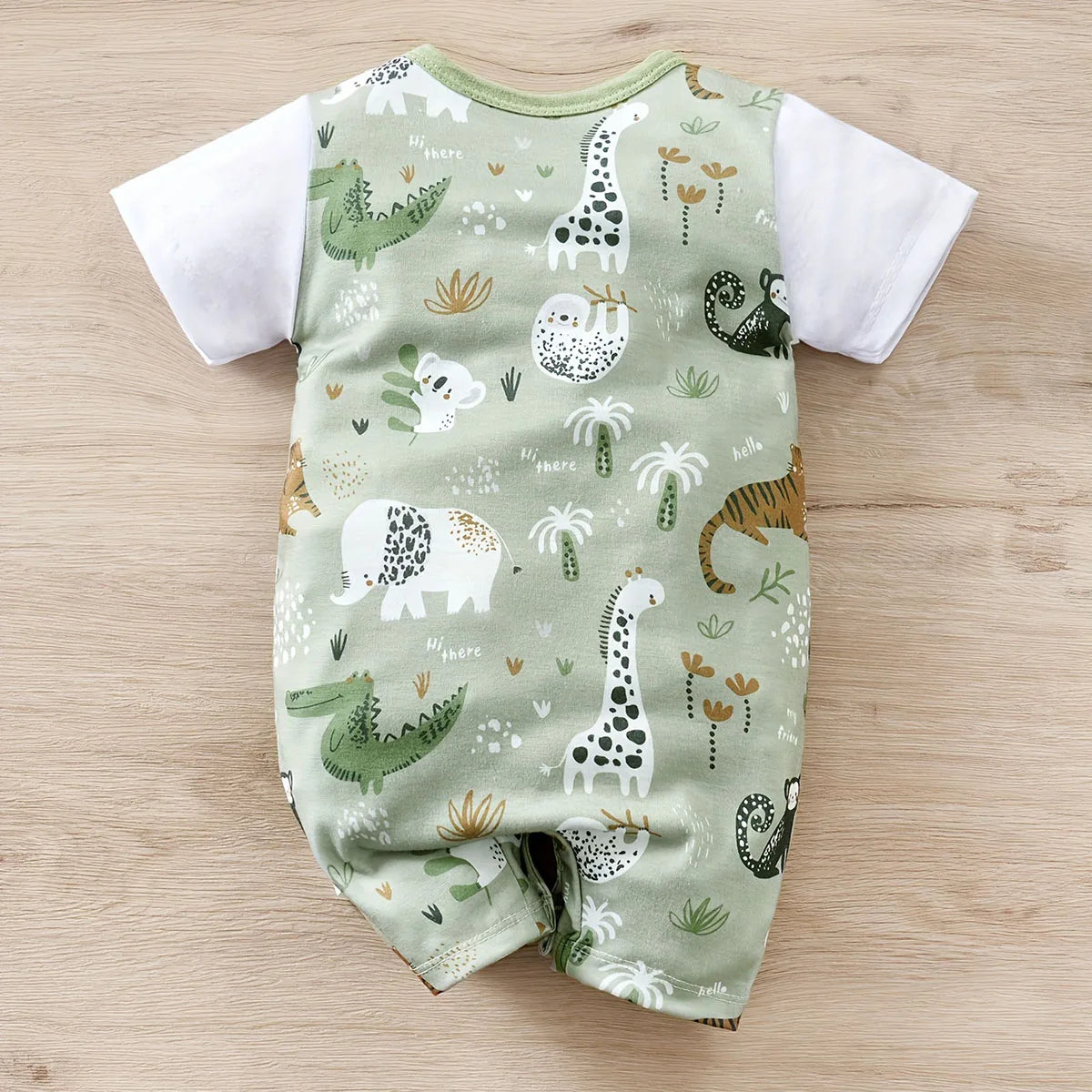 Wilder Baby Animal Print Romper