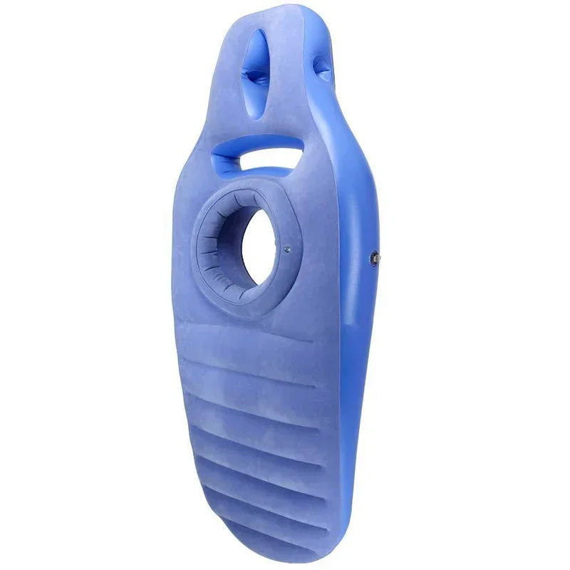 Inflatable Maternity Support Pillow with Body Contour Design