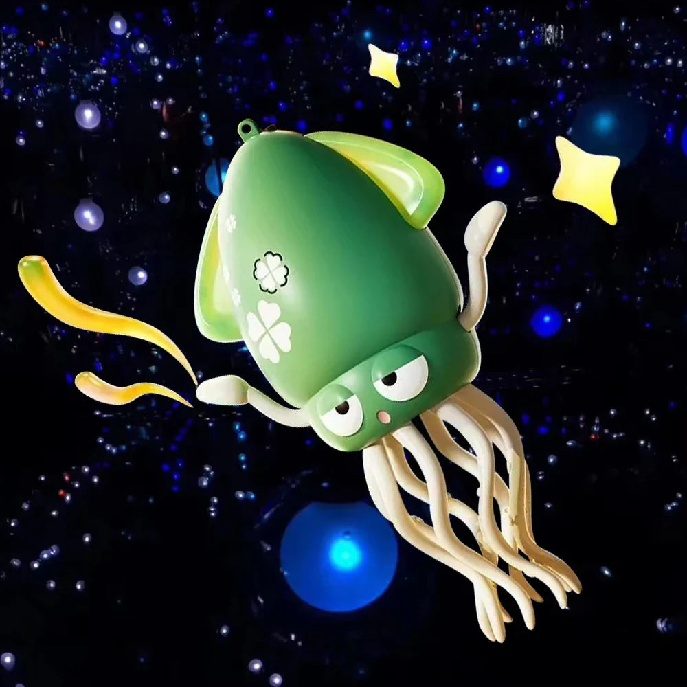 Interactive Dancing Squid Toy with Lights, Music & Motion