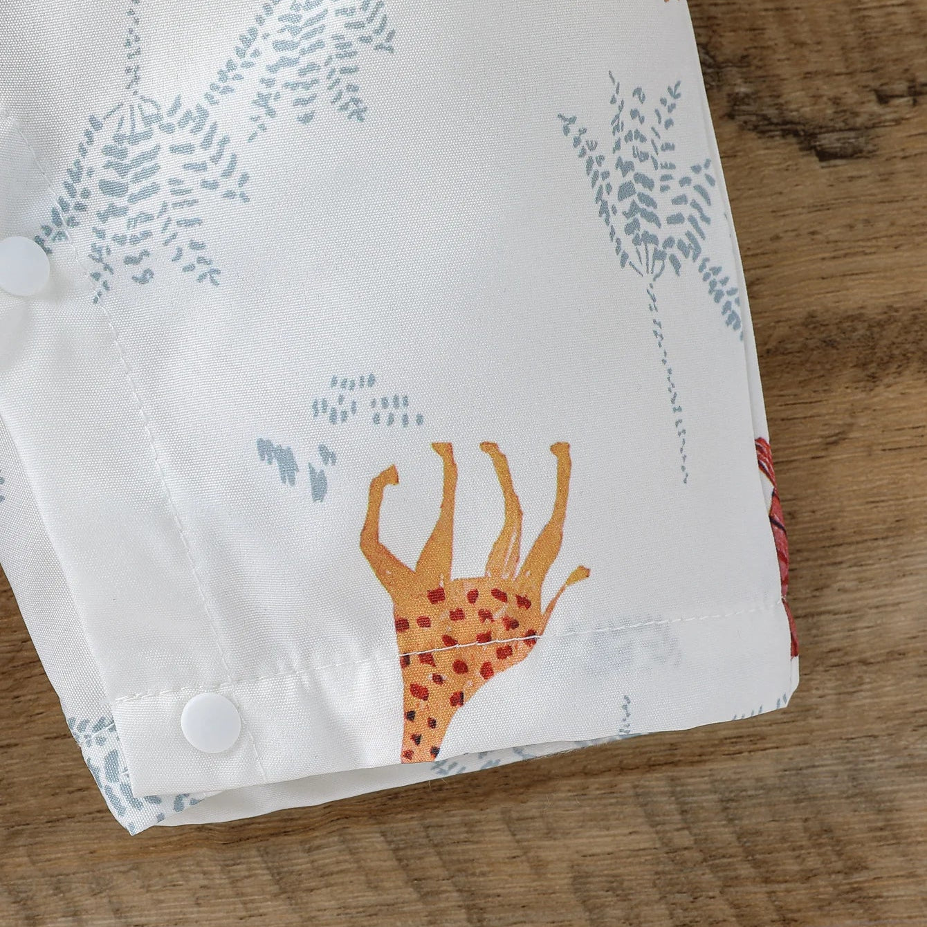 Safari Baby Boy Sleeveless Romper Set and Hat