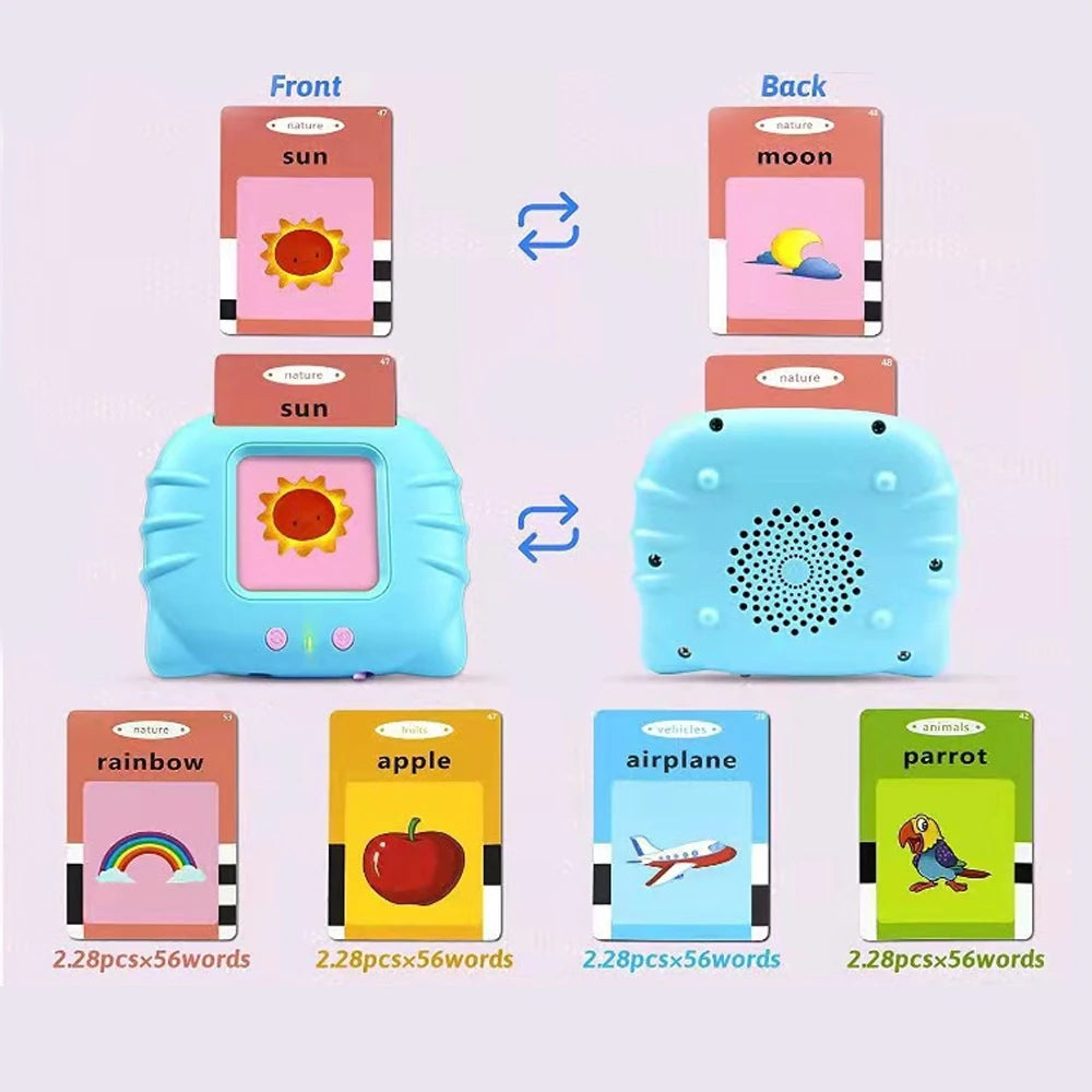 Interactive Talking Flash Card Learning Set with 112 Cards