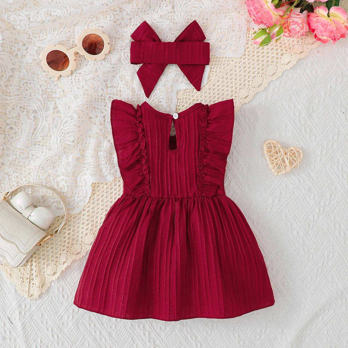 Ruby Baby Girl Ruffle Dress