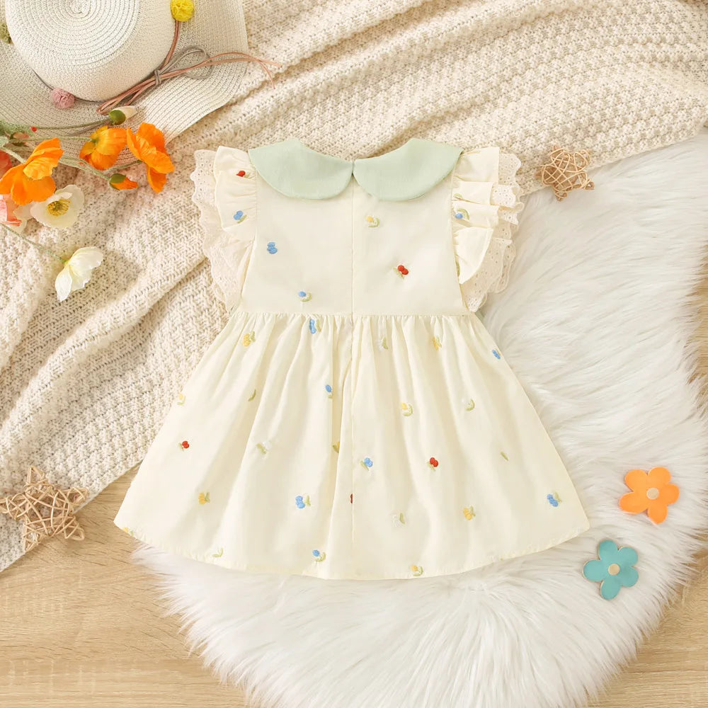 Daisy Baby Girl Embroidered Dress