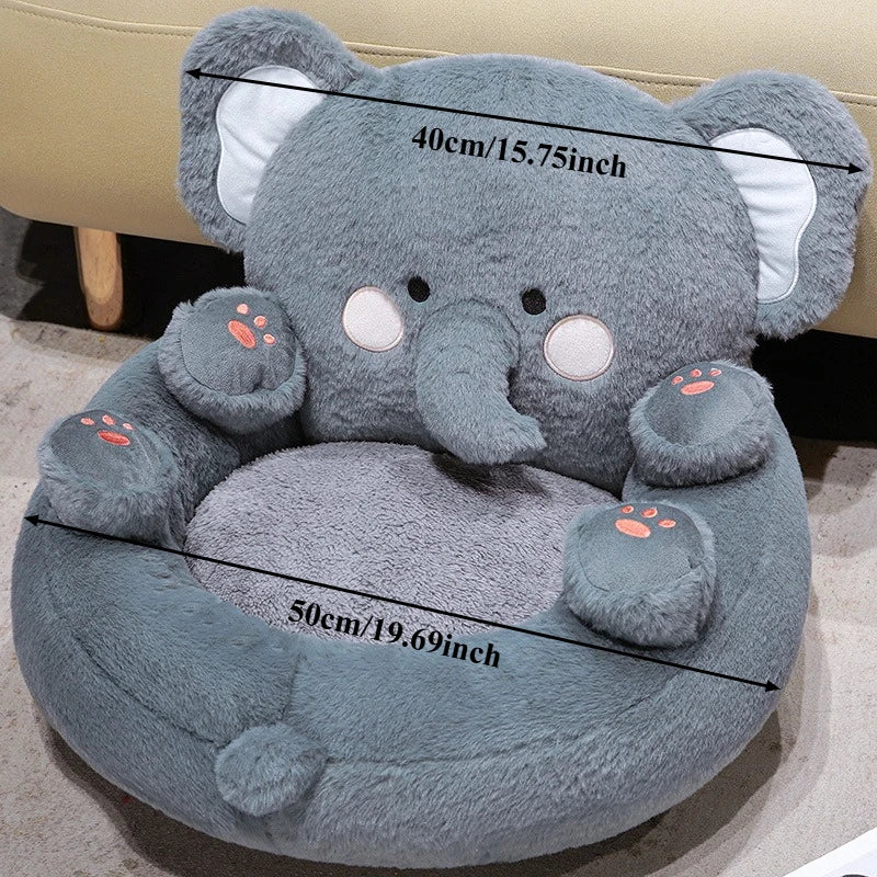 Cubbie Plush Animal Floor Chair