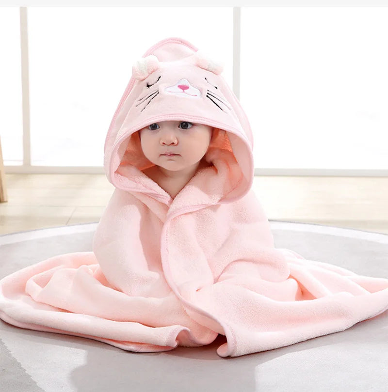 CuddleCape Baby Hooded Bath Towel Blanket