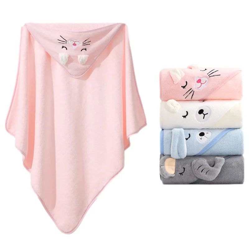 CuddleCape Baby Hooded Bath Towel Blanket