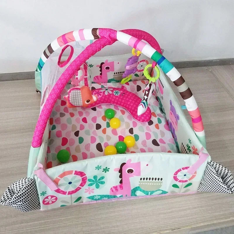 Juniper Baby Play Gym Activity Mat with Crawling Area