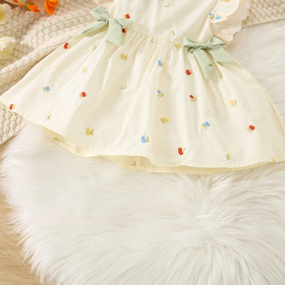 Daisy Baby Girl Embroidered Dress