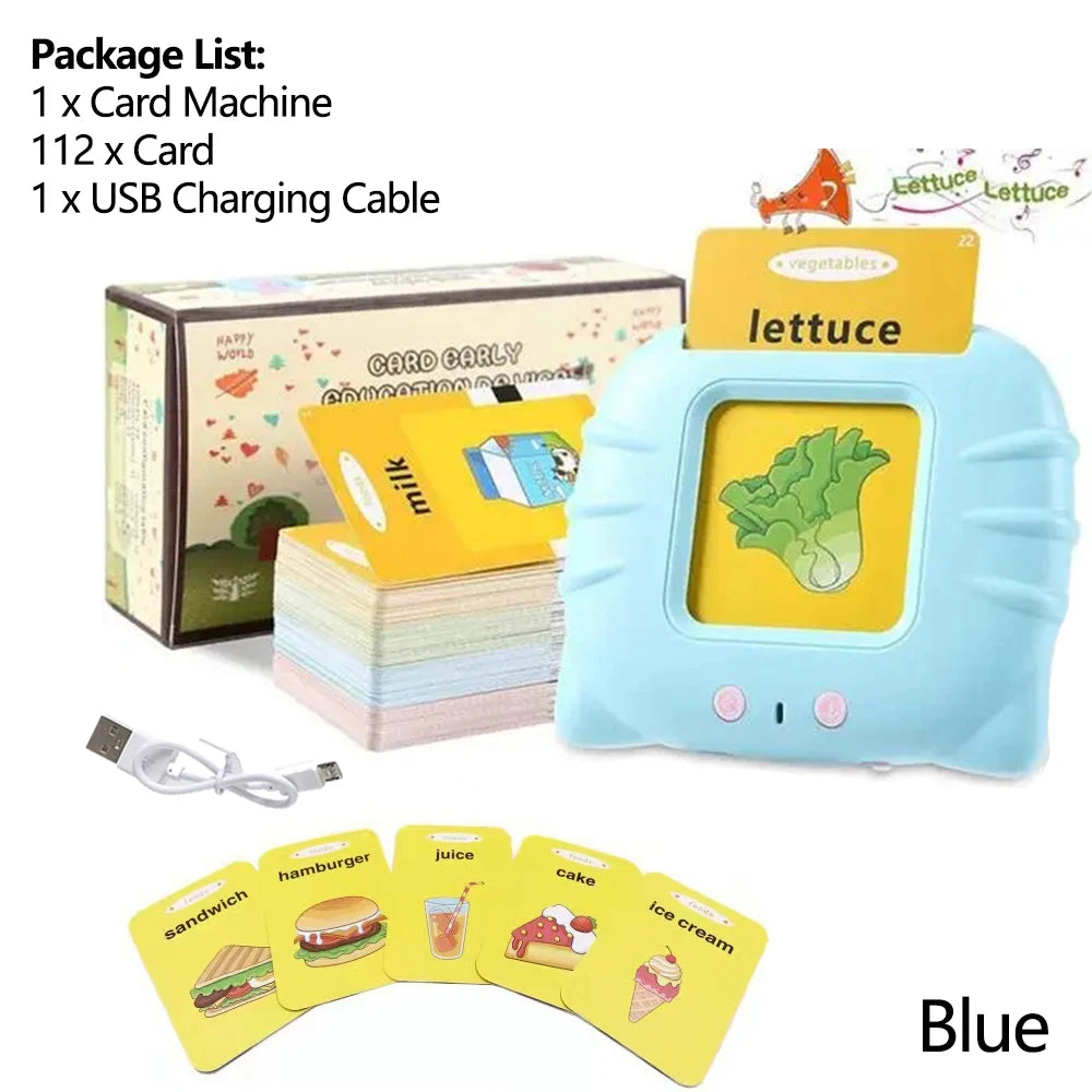 Interactive Talking Flash Card Learning Set with 112 Cards