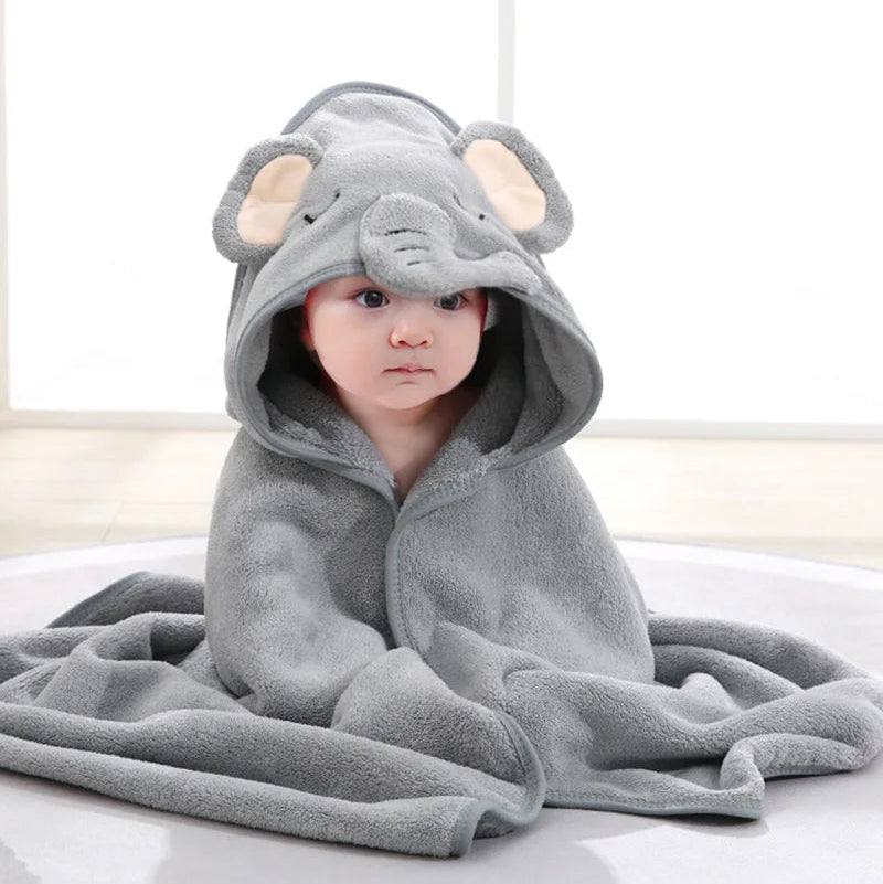 CuddleCape Baby Hooded Bath Towel Blanket