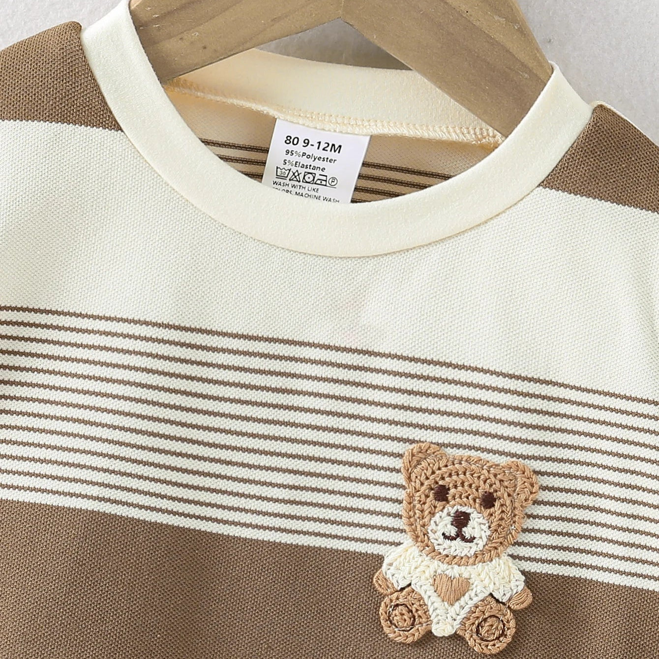 Baby Boy Striped Shirt and Shorts Set