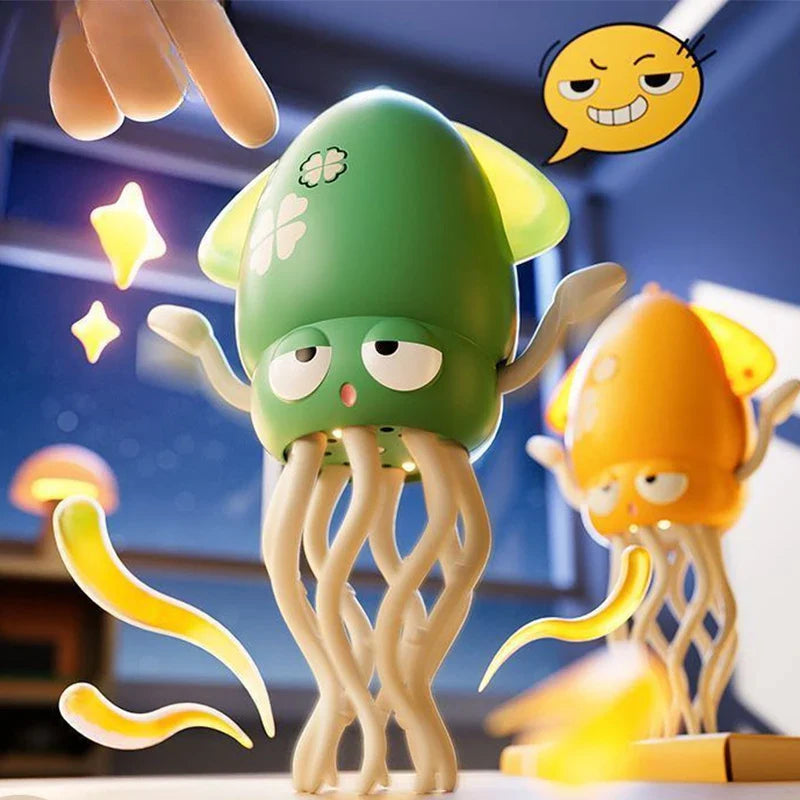 Interactive Dancing Squid Toy with Lights, Music & Motion