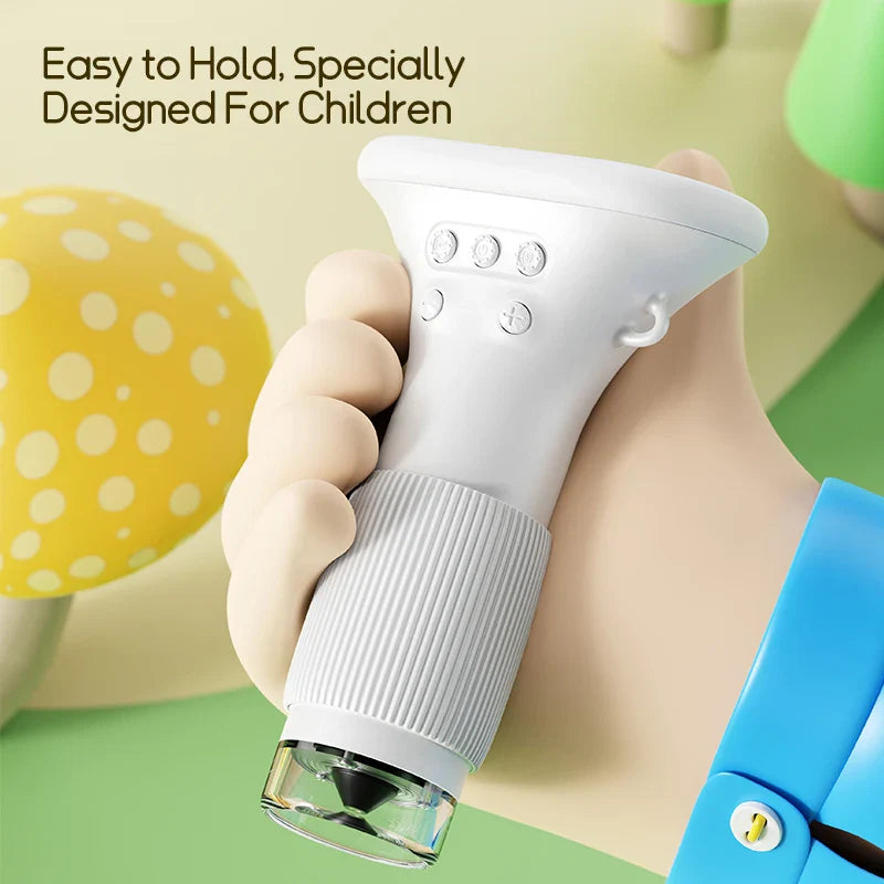 Handheld 1000X Mini Microscope for Kids - Outdoor STEM Science Toy
