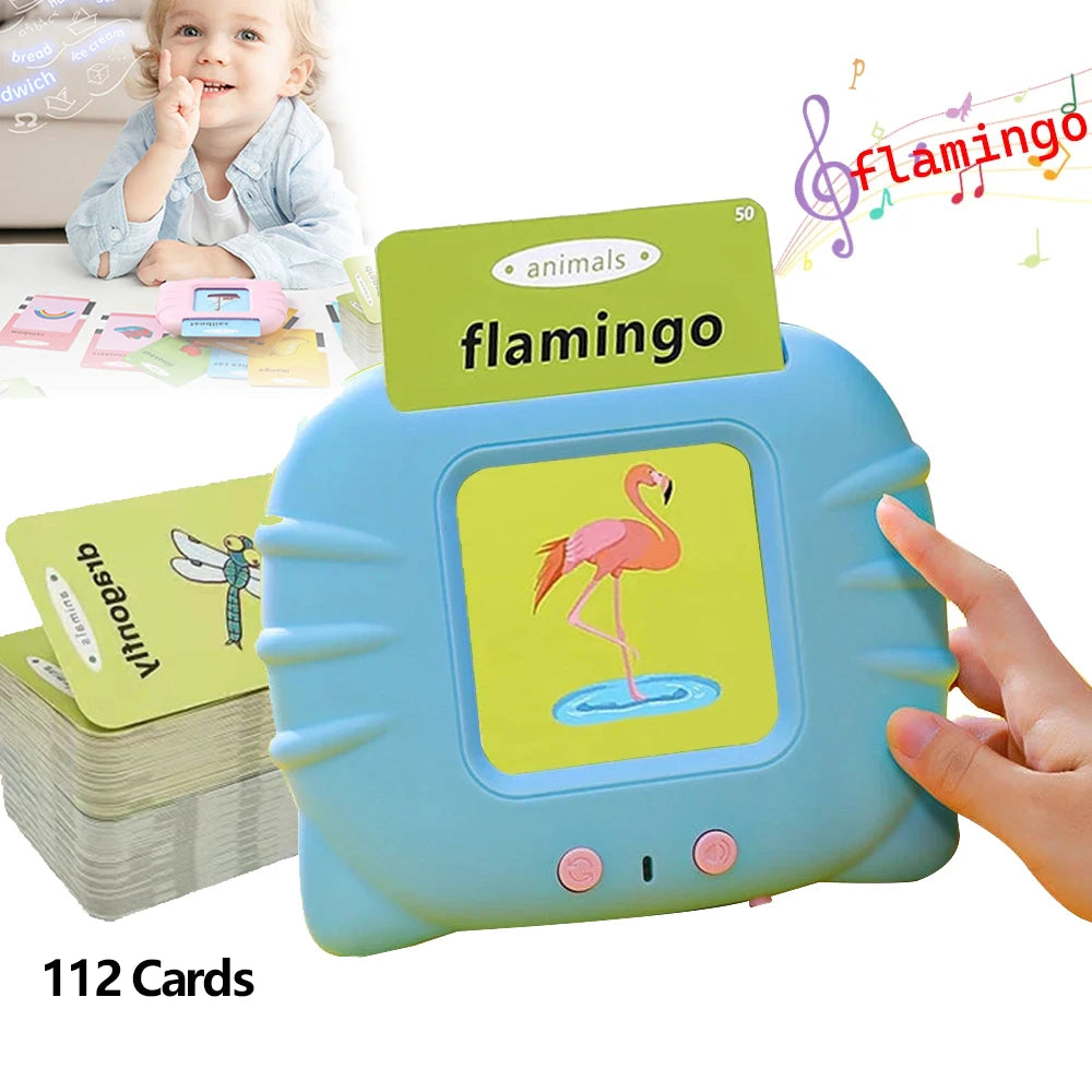 Interactive Talking Flash Card Learning Set with 112 Cards