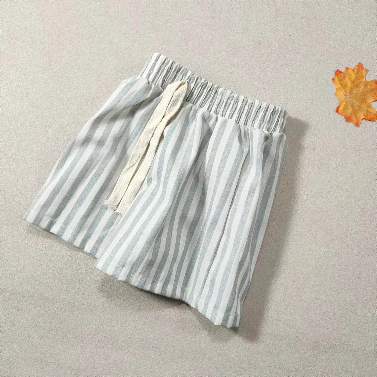 Kids Striped Shorts with Elastic Waist