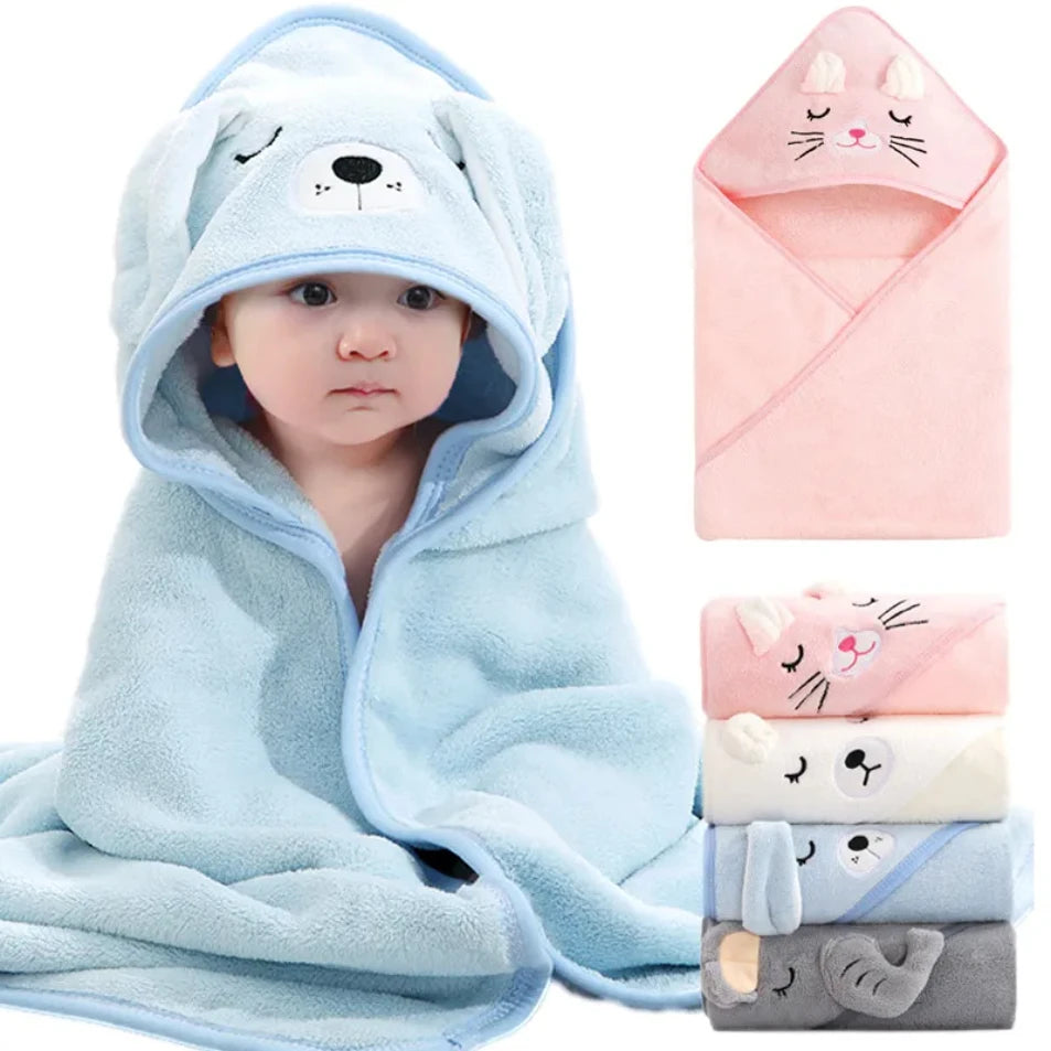 CuddleCape Baby Hooded Bath Towel Blanket