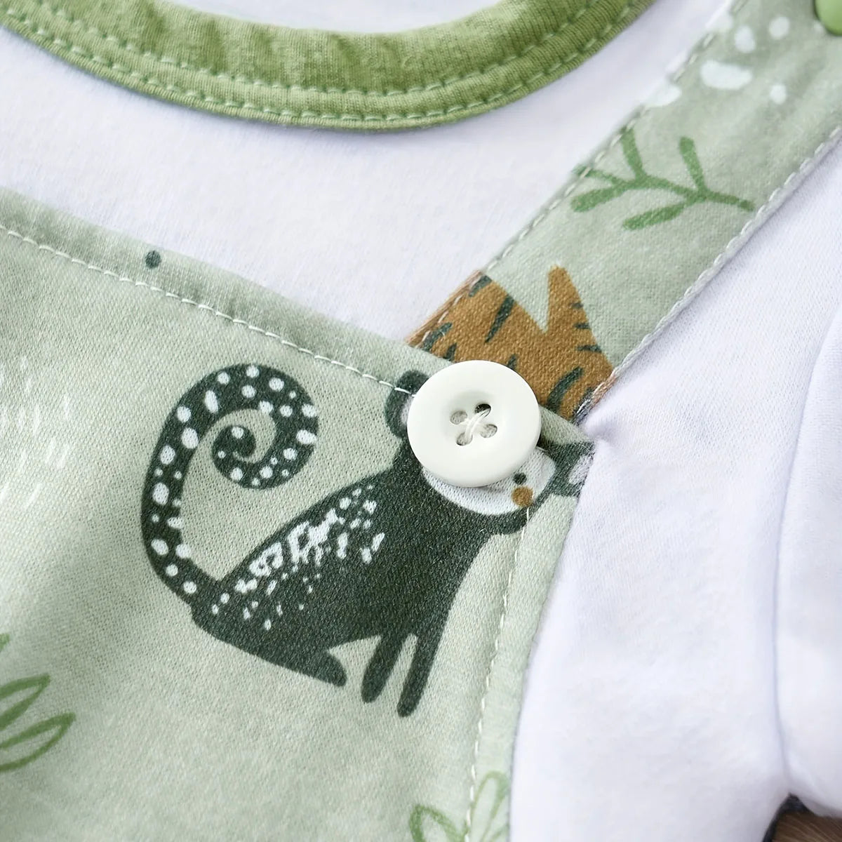 Wilder Baby Animal Print Romper