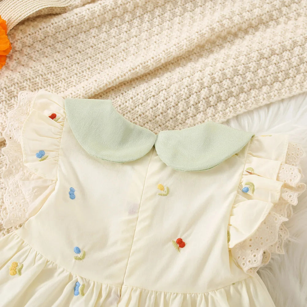Daisy Baby Girl Embroidered Dress