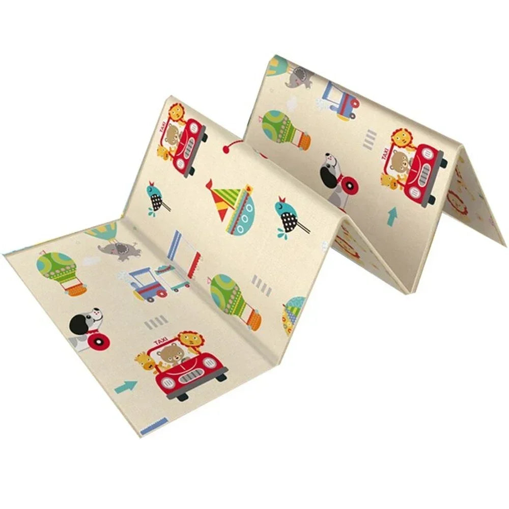 Foldable Waterproof Baby Play Mat for Crawling, Playtime & Learning