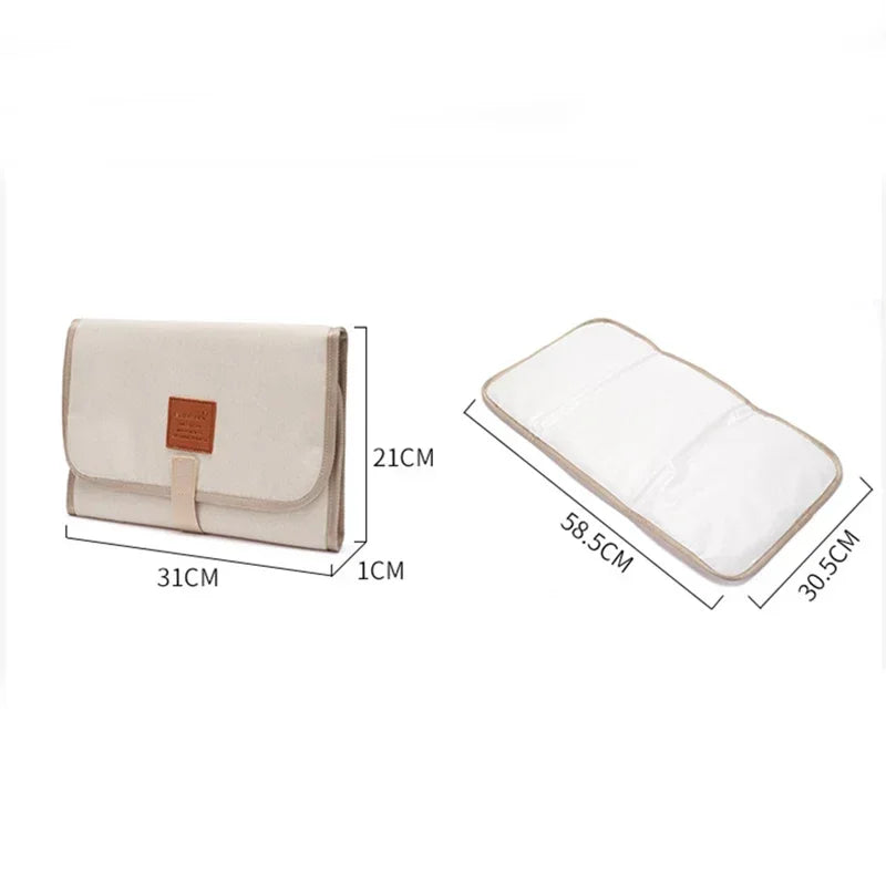 Portable Baby Changing Mat with Foldable Travel Design