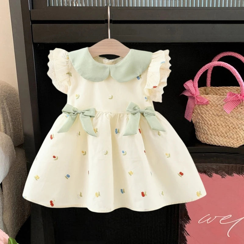 Daisy Baby Girl Embroidered Dress