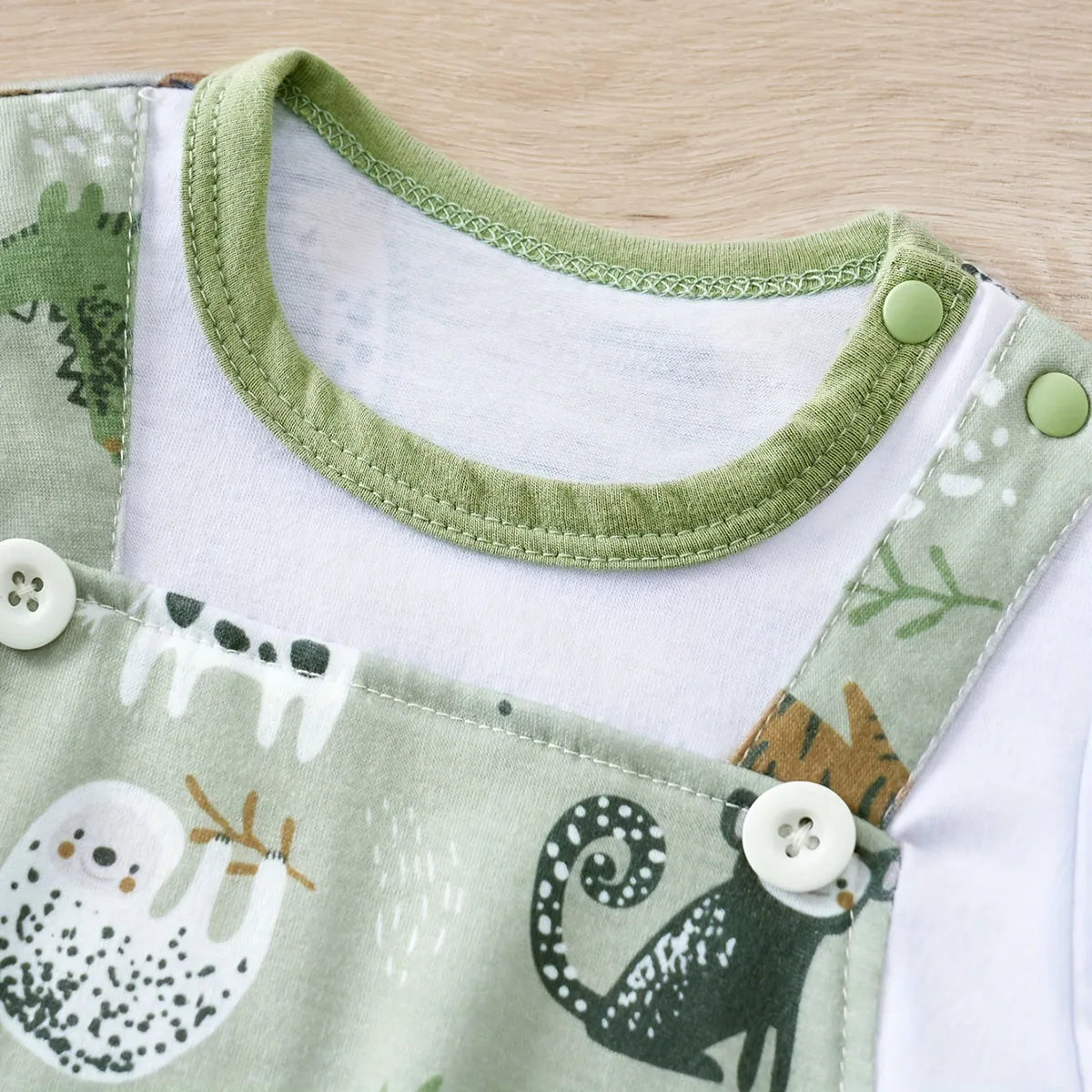 Wilder Baby Animal Print Romper