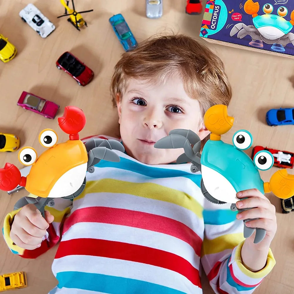 Interactive Dancing Crab Toy with Music & Lights