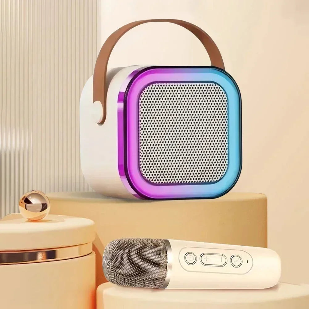 Portable Bluetooth Karaoke Machine with Wireless Microphones
