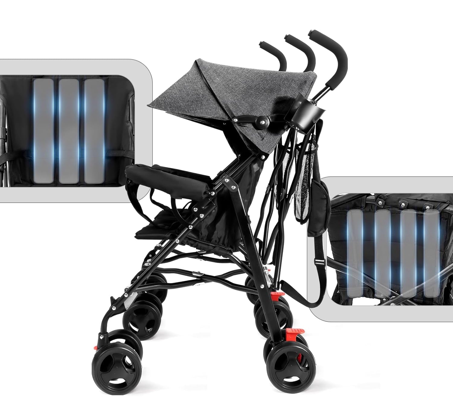 DuoGo Backpack Twin Stroller