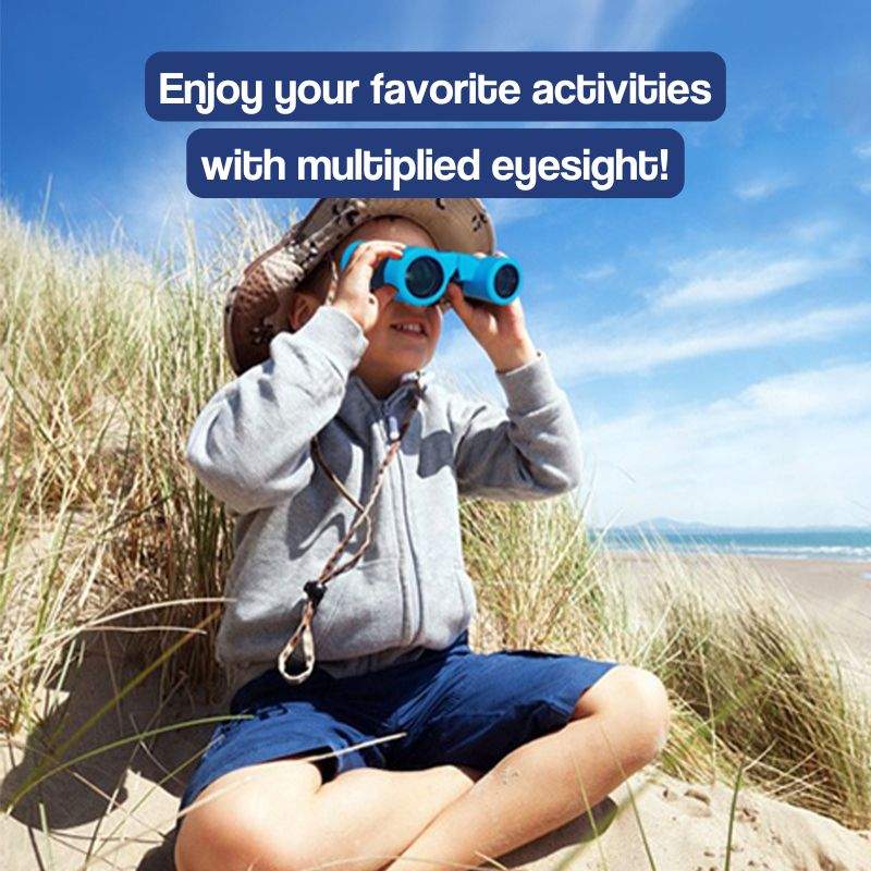 Kids Learning Binoculars with Optical Eye Protection for Outdoor Exploration