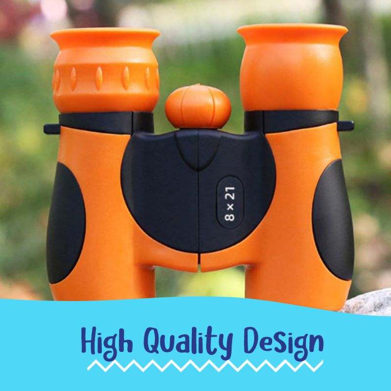 Kids Learning Binoculars with Optical Eye Protection for Outdoor Exploration