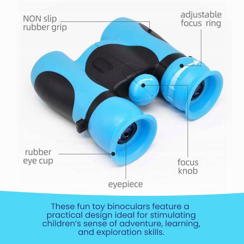 Kids Learning Binoculars with Optical Eye Protection for Outdoor Exploration
