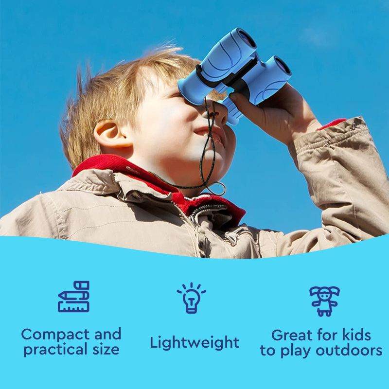 Kids Learning Binoculars with Optical Eye Protection for Outdoor Exploration