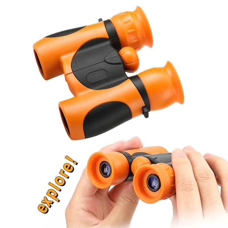 Kids Learning Binoculars with Optical Eye Protection for Outdoor Exploration