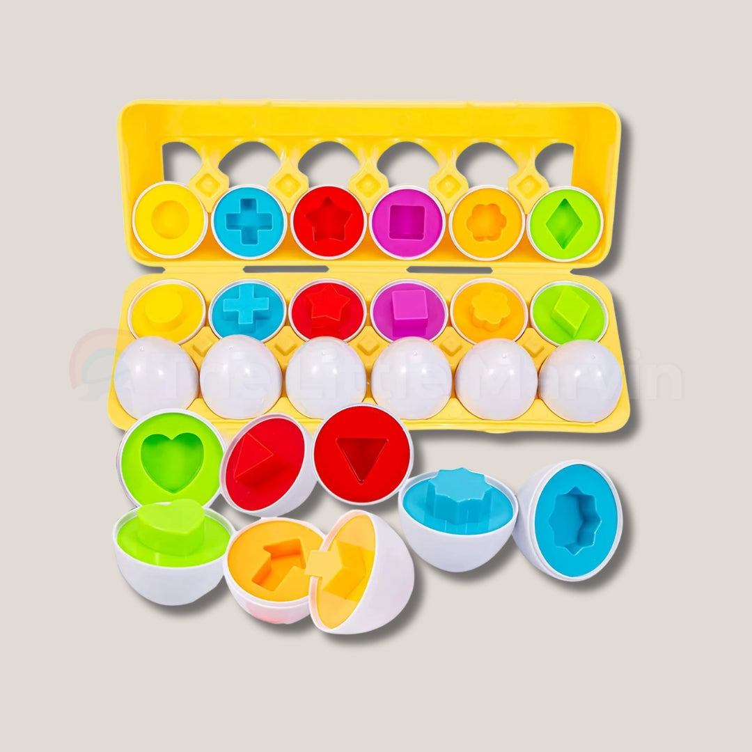 Egglio Shape & Color Matching Eggs Set