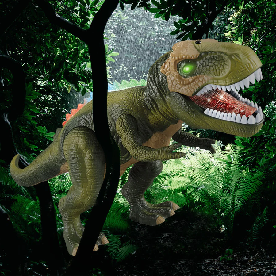 Remote Control T-Rex Dinosaur Toy with LED Lights
