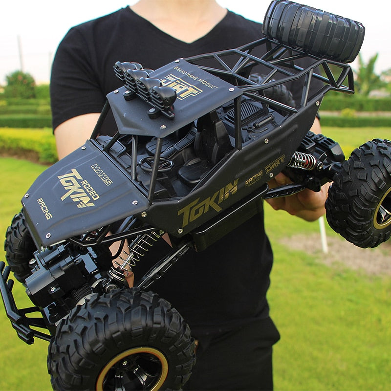 4WD RC Monster Truck for Kids – Remote Control Off-Road Rock Crawler