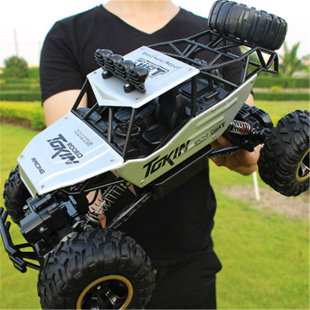 4WD RC Monster Truck for Kids – Remote Control Off-Road Rock Crawler